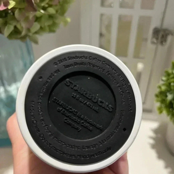 Starbucks 2017 Mistletoe Metal Tumbler 16 oz - Picture 7 of 9